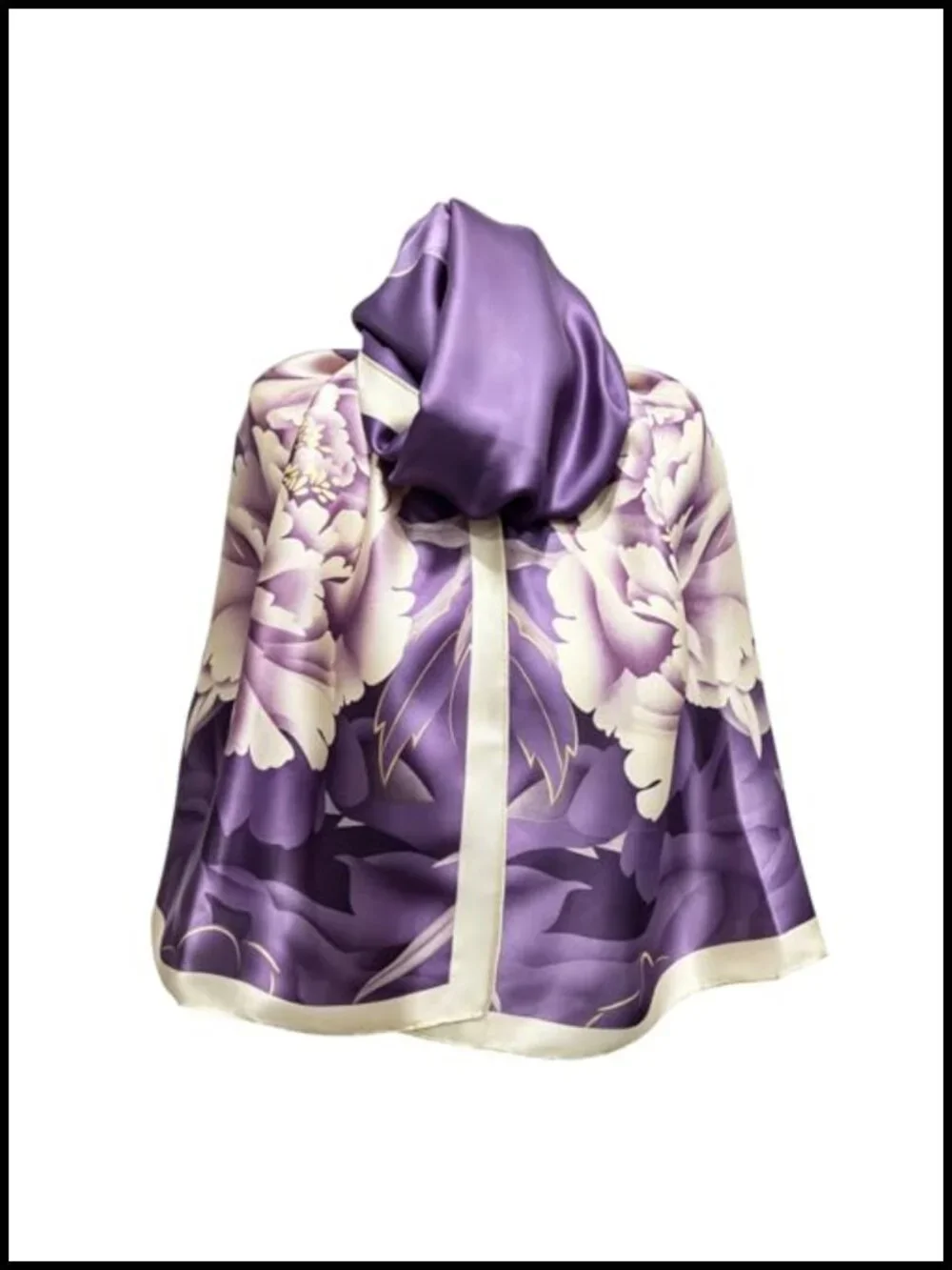 Large Satin Scarf for Women, 70x35 Inch Silk Like Shawl Wrap Lightweight Summer